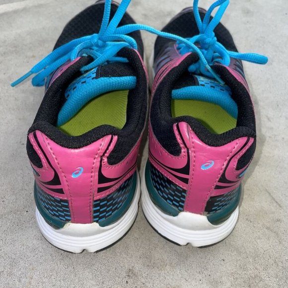 Asics Gel-Storm Womens Shoes Sneakers Black Pink Running Athletic Size 9.5 - Picture 9 of 9